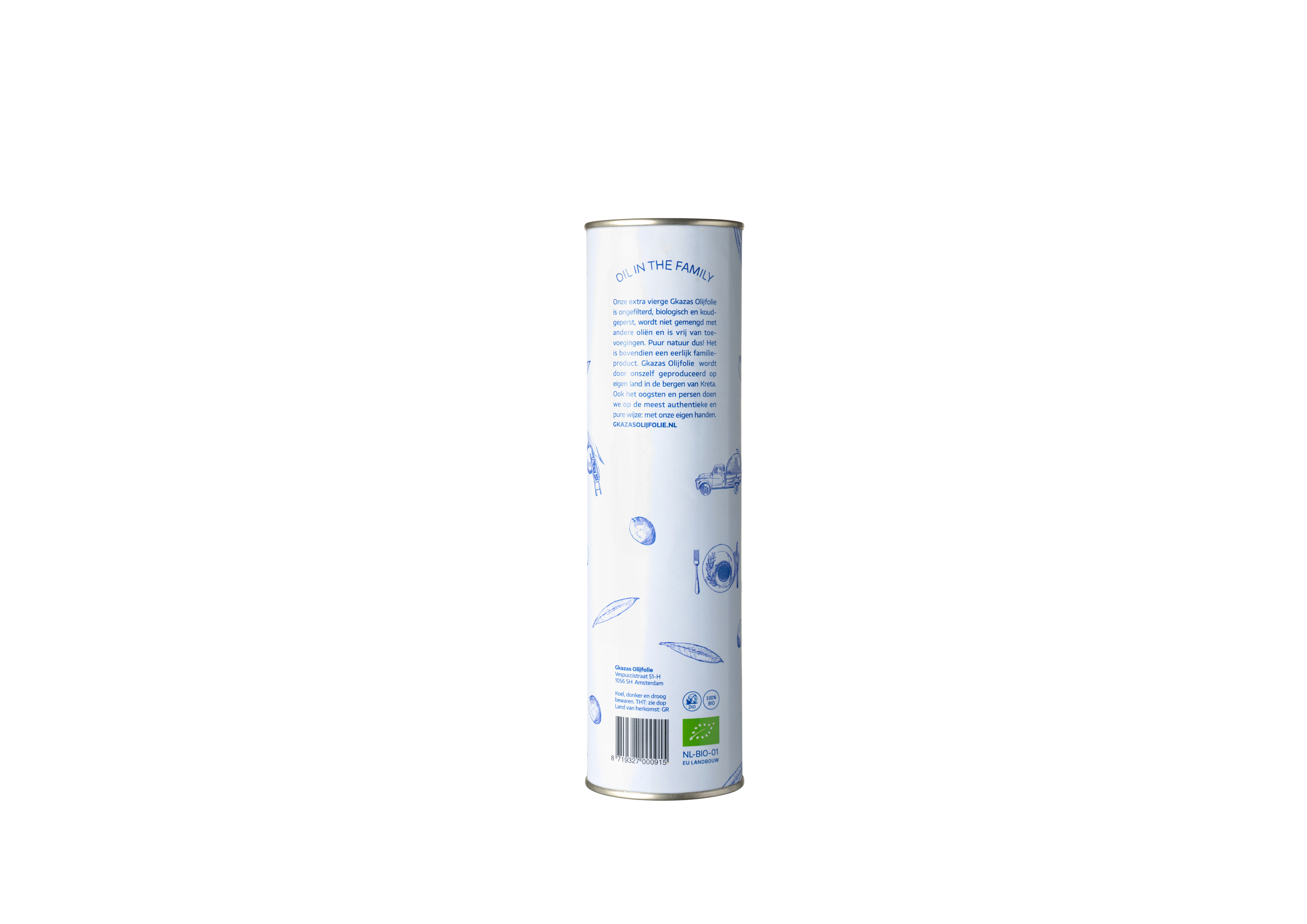 1 liter biologische olijfolie blik 4 1 liter biologische olijfolie blik - Afbeelding 4