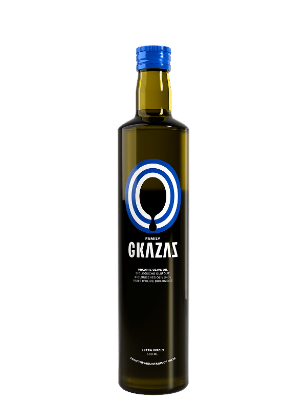 500ML organic olive oil bottle