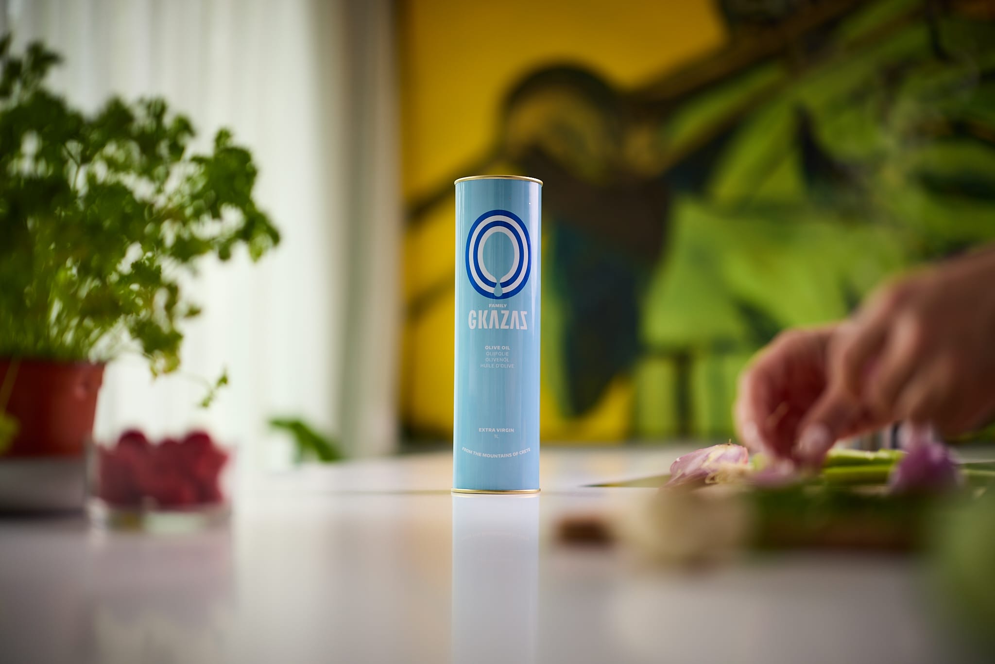 Extra virgin olive oil 1 liter can - Image 4