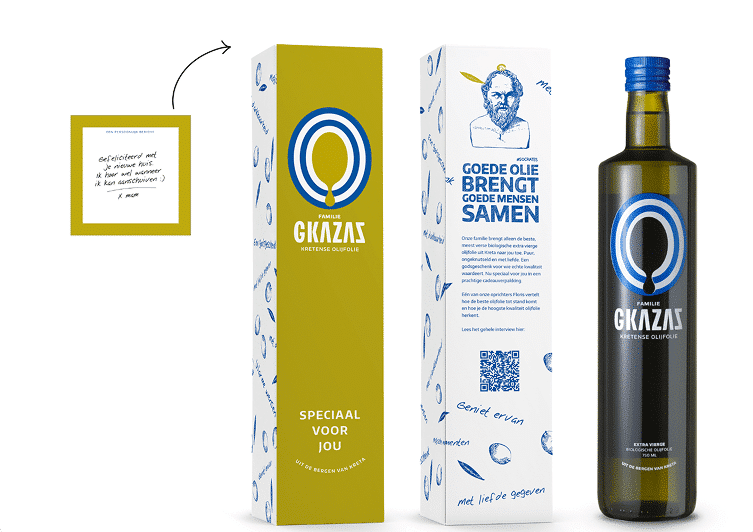 750ML organic olive oil bottle Gift