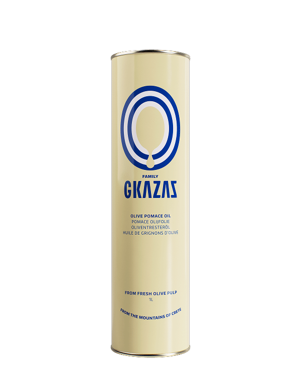 Pomace olive oil 1 liter can